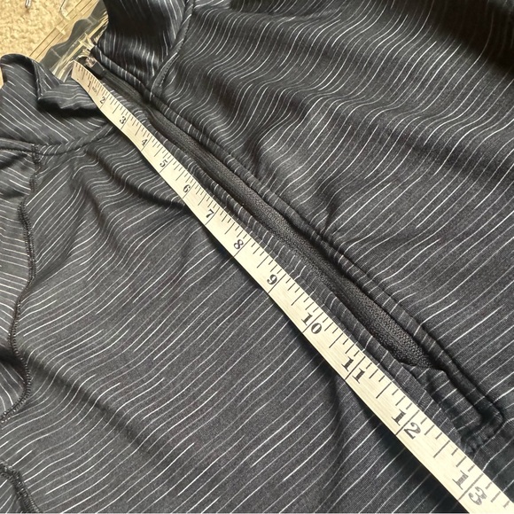90 degree by reflex quarter zip pullover in charcoal size medium - Picture 16 of 16